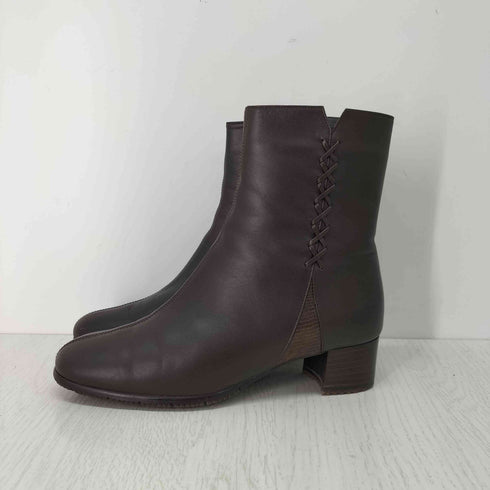 RIZ Comfort レザーショートブーツ レディース 22 1/2