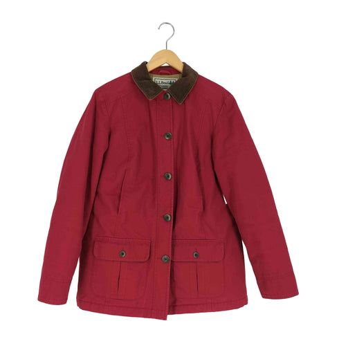 エルエルビーン L.L.Bean 90S THINSULATE パテッドライナー 襟コーズ ハンティングジャケット レディース import:XS
