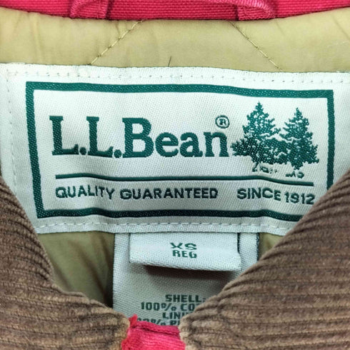 エルエルビーン L.L.Bean 90S THINSULATE パテッドライナー 襟コーズ ハンティングジャケット レディース import:XS