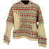 ザラ ZARA OVERSIZE JACQUARD KNIT SWEATER | レディース import:M