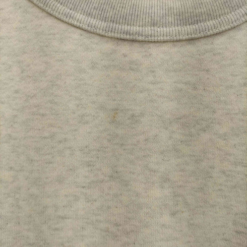 DIVIDED STATES OF OLIVE 袖刺繍 裏起毛 スウェットTシャツ 半袖トレーナー メンズ JPN:L