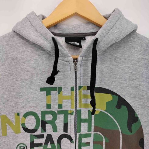 ザノースフェイス THE NORTH FACE CAMOUFLAGE LOGO FULLZIP HOODIE カモフラージュ ロゴ フルジップ フーディー メンズ import:L