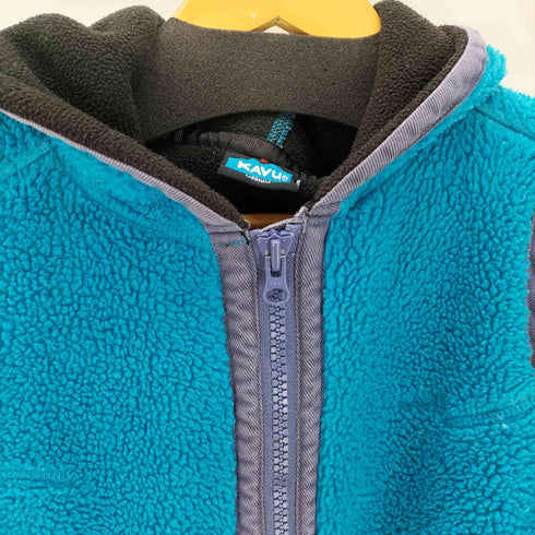 カブー KAVU フリース ボア フーデット ジップアップ ベスト レディース import:M