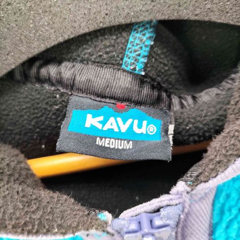 カブー KAVU フリース ボア フーデット ジップアップ ベスト レディース import:M