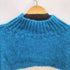ザラ ZARA ハイネックアクリルボーダーニット レディース import:M
