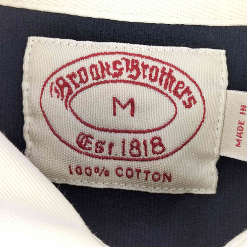 ブルックスブラザーズ BROOKS BROTHERS ボーダー ラガーシャツ メンズ import:M
