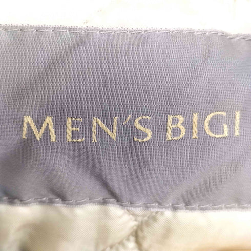 メンズビギ MENS BIGI 80-90s カウレザー切り替え両面刺繍ウールスタジャン メンズ 48