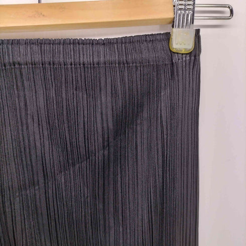 プリーツプリーズイッセイミヤケ PLEATS PLEASE ISSEY MIYAKE 08SS 編み込みデザイン フリンジ プリーツスカート レディース JPN:1