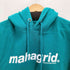 マハグリッド mahagrid 裏起毛 ロゴプリントプルオーバーパーカー レディース JPN:M