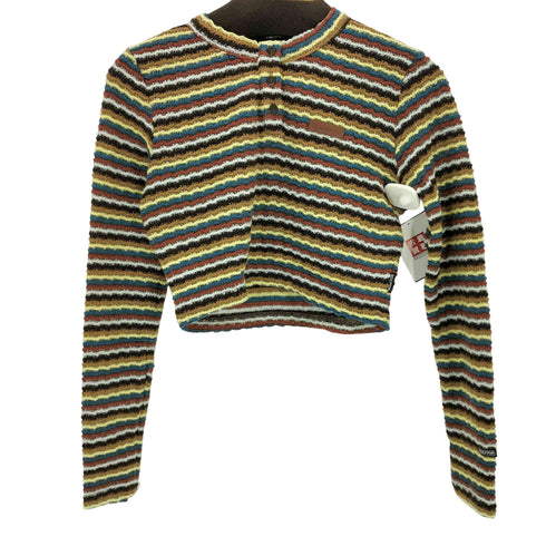 スカルプター SCULPTOR STRIPE KNIT CROP TOP レディース ONE SIZE