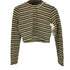 スカルプター SCULPTOR STRIPE KNIT CROP TOP レディース ONE SIZE