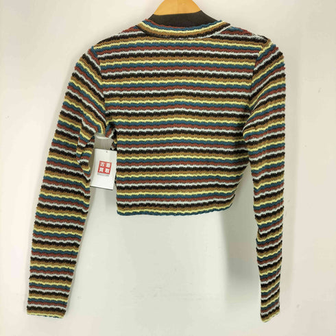 スカルプター SCULPTOR STRIPE KNIT CROP TOP レディース ONE SIZE