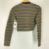 スカルプター SCULPTOR STRIPE KNIT CROP TOP レディース ONE SIZE