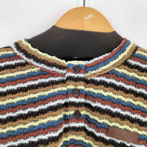 スカルプター SCULPTOR STRIPE KNIT CROP TOP レディース ONE SIZE