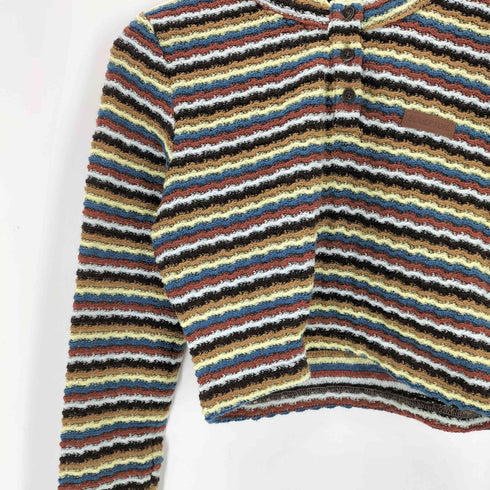 スカルプター SCULPTOR STRIPE KNIT CROP TOP レディース ONE SIZE