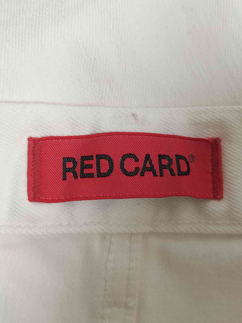 レッドカード REDCARD Anniversary アニバーサリー テーパード ホワイト デニムパンツ レディース 27inch