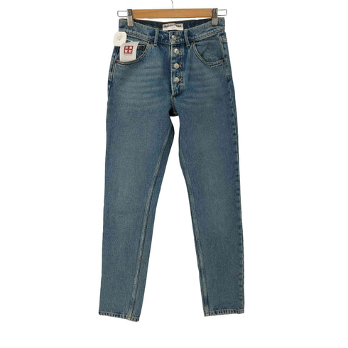 バレンシアガ BALENCIAGA Tube Straight Leg Jeans レディース FR:36-38