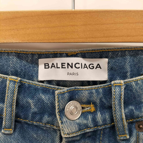 バレンシアガ BALENCIAGA Tube Straight Leg Jeans レディース FR:36-38