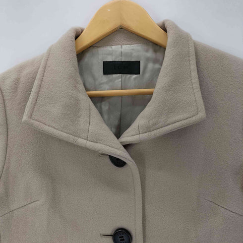 アイシービー ICB CASHMERE&Merino Wool Balmacaan Coat カシミア混 メリノウール スタンドカラー コート レディース JPN:11号