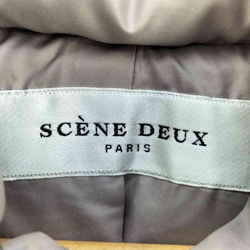 SCENE DEUX フォックスファー ダウンコート Aライン レディース JPN:9号