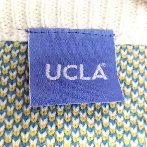 ユーシーエルエー UCLA ジャガードニットセーター メンズ