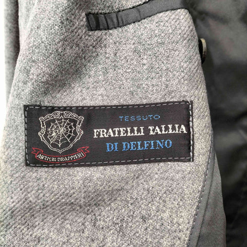 GINZA YAJIMA 比翼ウールステンカラーコート メンズ L