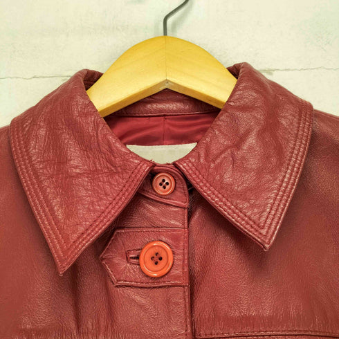 peyton place CAW LEATHER カウレザーハーフコート レディース 9