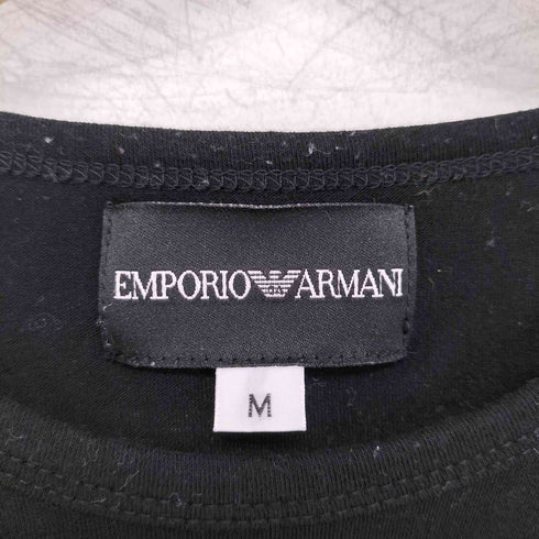 エンポリオアルマーニ EMPORIO ARMANI バックプリント クルーネックTシャツ レディース import:M