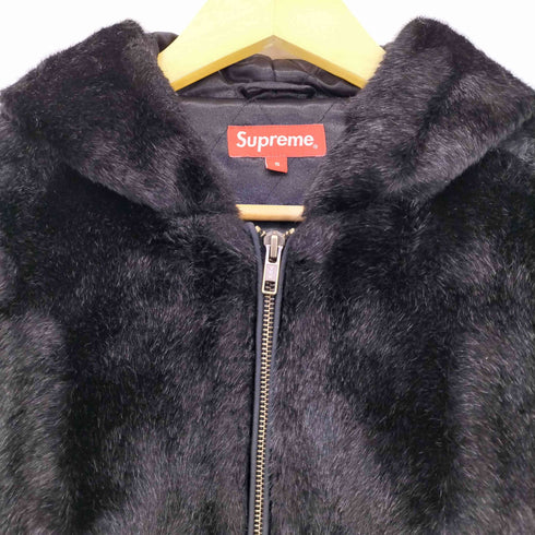 シュプリーム Supreme 15aw Faux Fur Hooded Zip Jacket フェイクファージャケット メンズ import:S