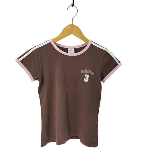 アディダス adidas ナンバリングリンガーTシャツ Y2K レディース import:M