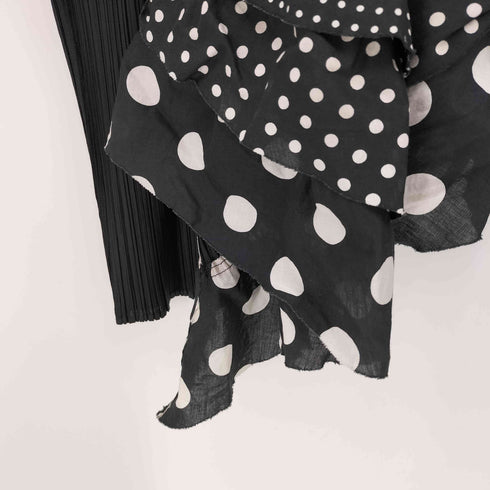 プリーツプリーズイッセイミヤケ PLEATS PLEASE ISSEY MIYAKE 04AW Pleated Polka Dot Cardigan プリーツ ポルカ ドット カーディガン レディース JPN:3