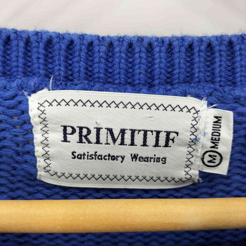 {[PRIMITIF アーガイル柄 クルーネックニット セーター レディース JPN:M