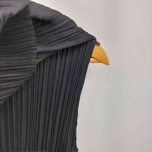 プリーツプリーズイッセイミヤケ PLEATS PLEASE ISSEY MIYAKE 02AW オフタートル プリーツ ロングワンピース レディース JPN:2