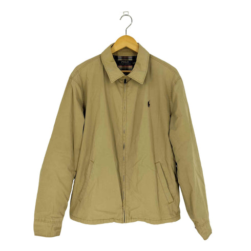 ポロラルフローレン POLO RALPH LAUREN 裏地チェック スモールポニー刺繍 スウィングトップ メンズ import:L