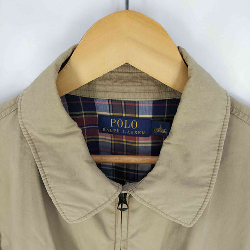 ポロラルフローレン POLO RALPH LAUREN 裏地チェック スモールポニー刺繍 スウィングトップ メンズ import:L