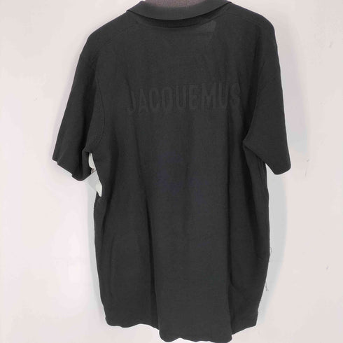 ジャックムス JACQUEMUS 24SS ジャガードロゴ 半袖ニットポロ メンズ JPN:L