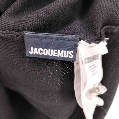 ジャックムス JACQUEMUS 24SS ジャガードロゴ 半袖ニットポロ メンズ JPN:L