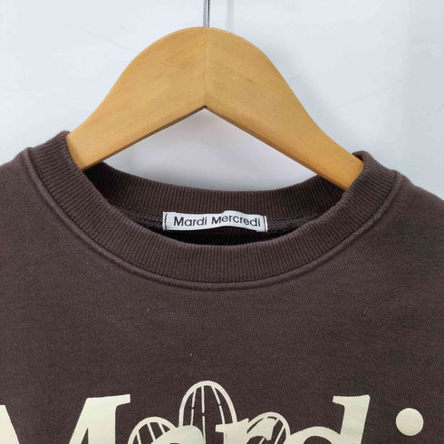 マルディメクルディ Mardi Mercredi SWEATSHIRT FLOWERMADI BROWN CREAM レディース ONE SIZE