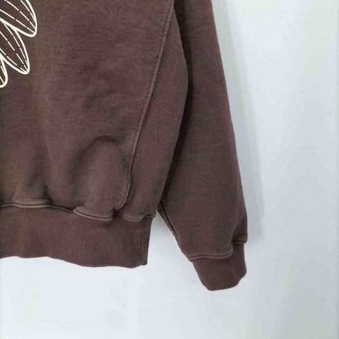 マルディメクルディ Mardi Mercredi SWEATSHIRT FLOWERMADI BROWN CREAM レディース ONE SIZE