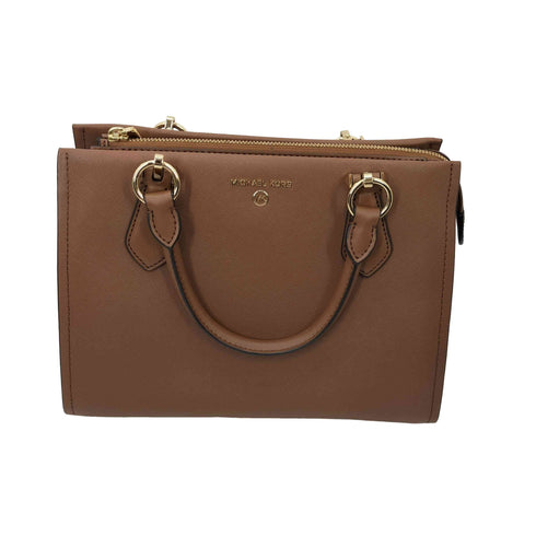 マイケルコース Michael Kors Marilyn Medium Saffiano Leather Satchel マリリン サフィアーノ レザー サッチェル 2WAY ショルダー バッグ ハンド バッグ レディース