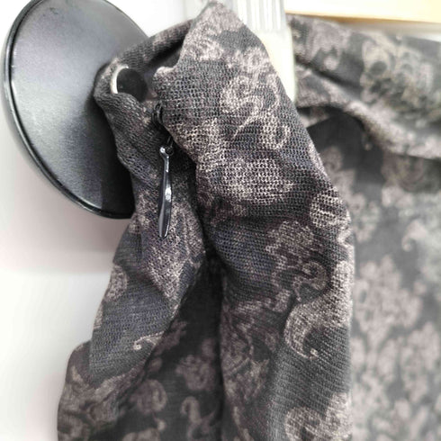 イッセイミヤケ ISSEY MIYAKE 総柄 シアー オーバースカート レイヤード レディース JPN:2