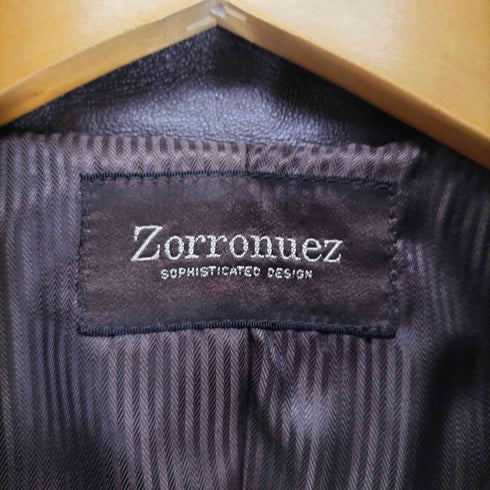 Zorronuez PIG LEATHER ピッグレザージップジャケット メンズ 13AR