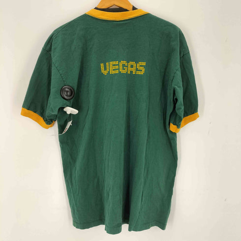 90s USA製 両面プリントS/SバンドTシャツ リンガーT メンズ import:XL