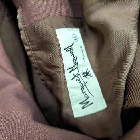 マーガレットハウエル MARGARET HOWELL 90s コットン ロング ステンカラーコート レディース 2