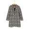 ザラ ZARA WOMEN チェック柄1Bチェスターコート レディース S