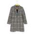 ザラ ZARA WOMEN チェック柄1Bチェスターコート レディース S