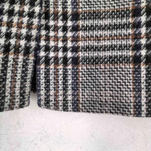 ザラ ZARA WOMEN チェック柄1Bチェスターコート レディース S