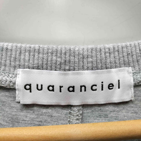 quaranciel カランシエル 25AW 洗濯機可能 ポンチ ドロスト ルーズ プルオーバー スウェット トレーナー レディース FREE