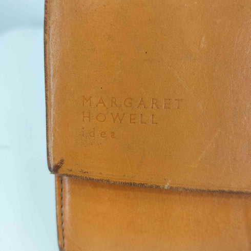 マーガレットハウエルアイデア Margaret Howell idea レザー製、カードポケット付き 長財布 メンズ