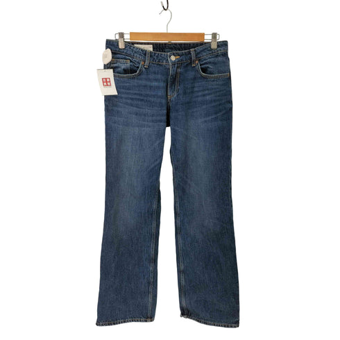 ザラ ZARA TRF ワイドレッグローライズジーンズ ブーツカット レディース JPN:38